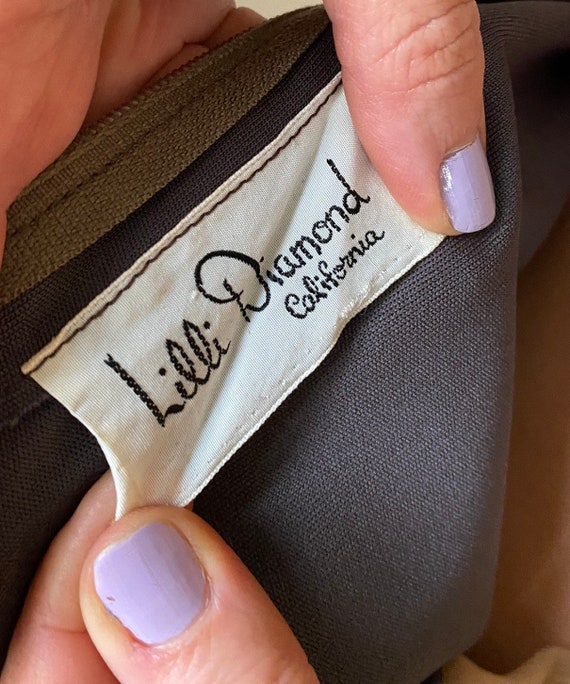 70s LILLI DIAMOND of California kaftan dress | mo… - image 7