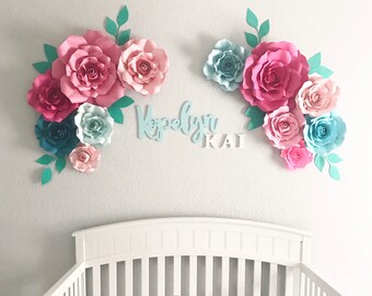 3d wall flower etsy 3d flower paper