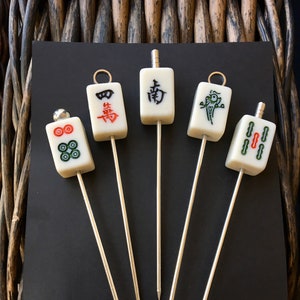 Mahjong Cocktail/ Hors D&#39;oeuvre Picks Handmade