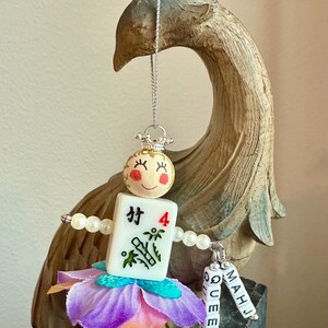 MAHJONG QUEEN Handmade Ornament Mixed Beads & Full SizeTile image 2
