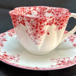 Shelley Dainty Pink cup and saucer 051/P