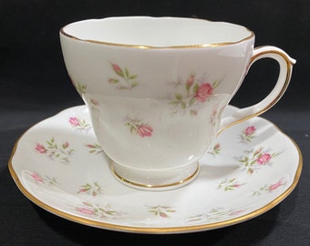Merrie England bone china teacup and saucer