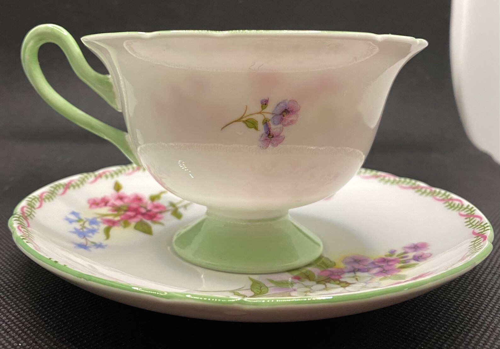 Vintage Shelley Cup and Saucer in Pattern 13512 Stock in a Etsy