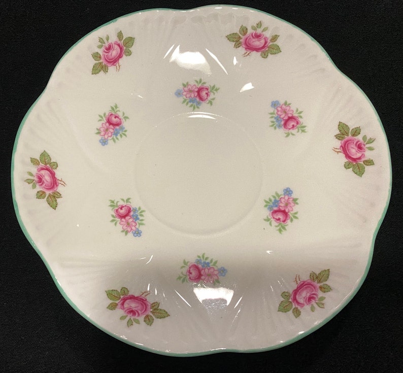 Vintage Shelley Rosebud Bone China Demitasse Teacup and Saucer Etsy