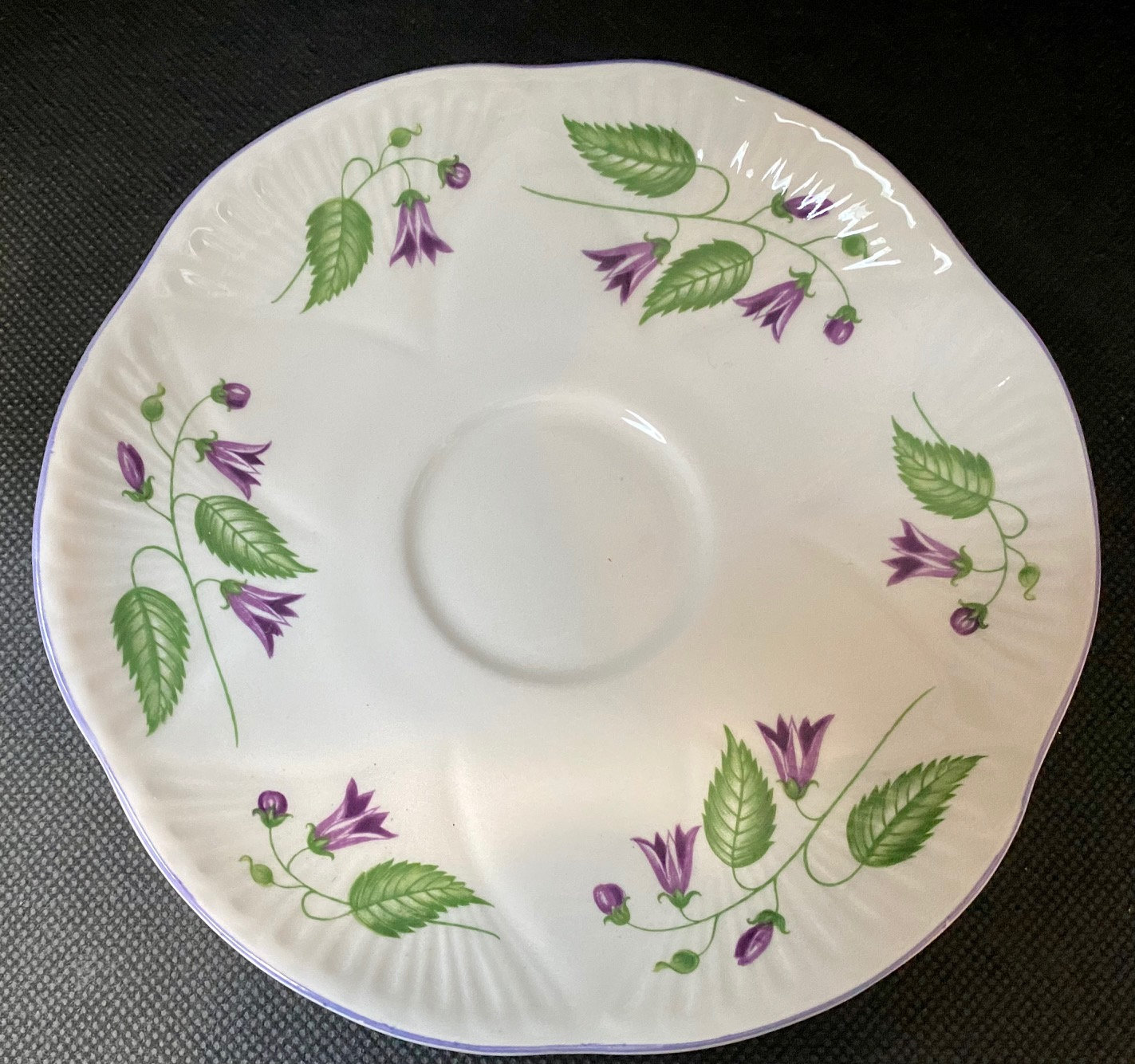 Many different Vintage Shelley Orphan Saucers - 1-5