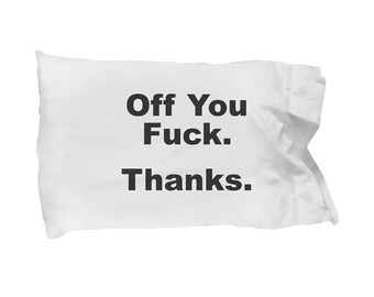 Fuck off pillow case | Etsy Fuck off pillow | Etsy