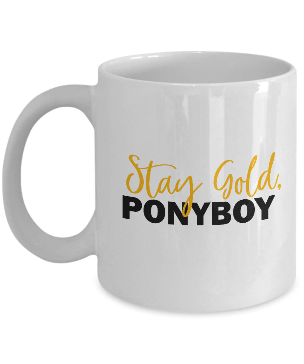 Die Aussenseiter Bleiben Gold Ponyboy Becher Geschenk Buch Film Etsy