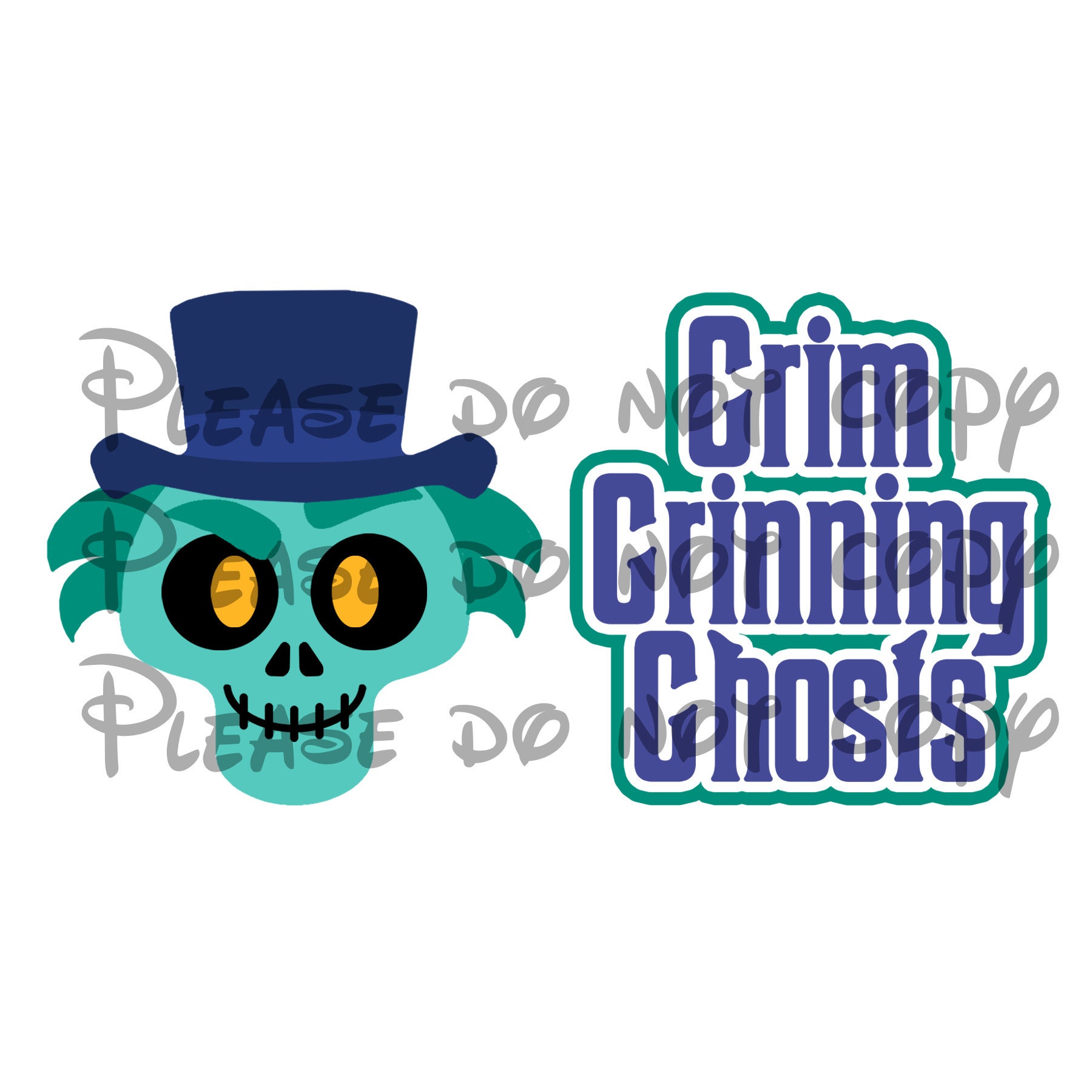 Hatbox Ghost svg Haunted Mansion svg Foolish Mortals Etsy