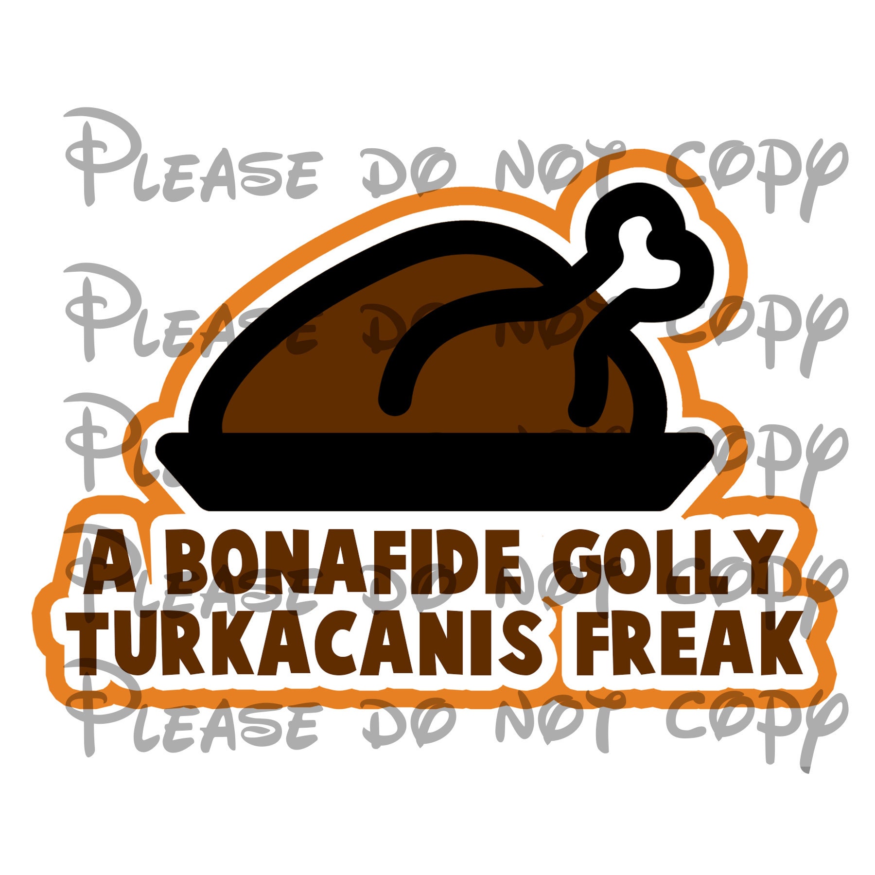 SVG File Christmas Story Turkey Freak Title Digital  Etsy