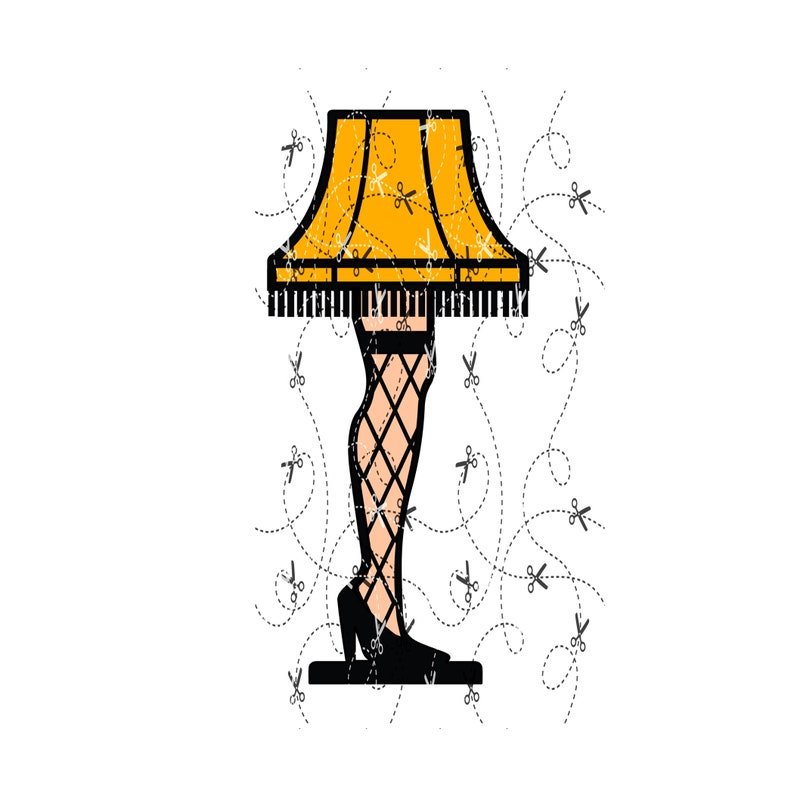 Leg Lamp Svg A Christmas Story Leg Lamp Ralphie Fragile  Etsy