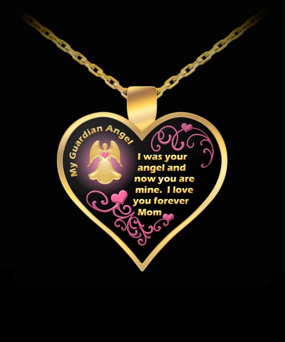angel mom necklace