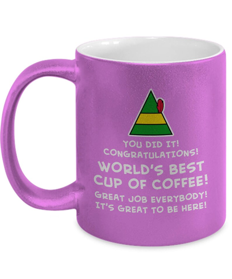 Buddy the Elf Movie World's Best Cup of Coffee Funny Gift Etsy