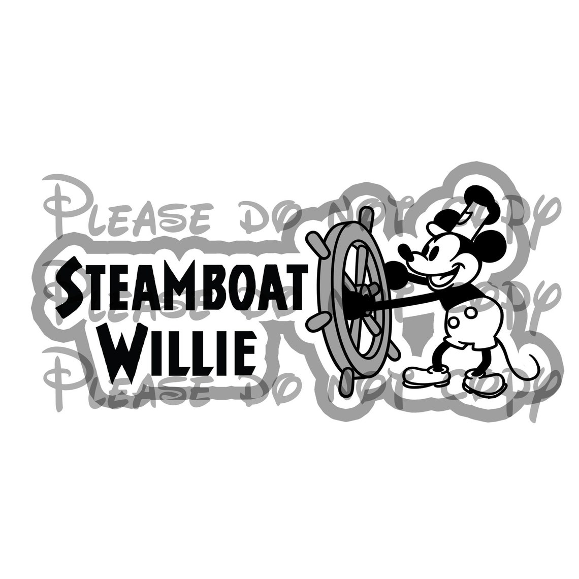 Steamboat Willie svg Vintage Mickey Mouse svg Vintage svg | Etsy