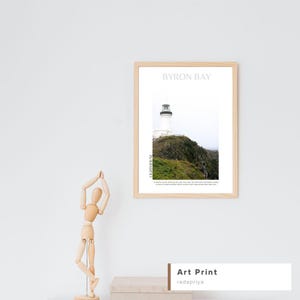 Byron Bay Lighthouse Print, Byron Print, Coastal Decor, Byron Decor, Byron Lighthouse, Beach, Byron Wall Art, Australia, Australia Print,