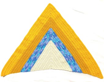 DIY Triangle Shawl Crochet Pattern/Triangle Shawl Pattern/Crochet Pattern/Shawl Pattern/Crafty Crochet By Tay/Worsted Weight/Scarf/Crochet