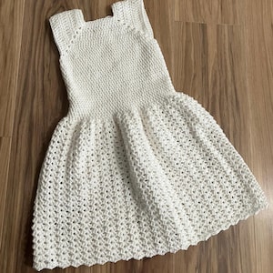 Pretty as a Princess Dress Pattern/ Baby Dress Pattern/ Crochet Dress Pattern/  Baby Dress/ Princess Dress Up/ Simple Crochet Dress Pattern