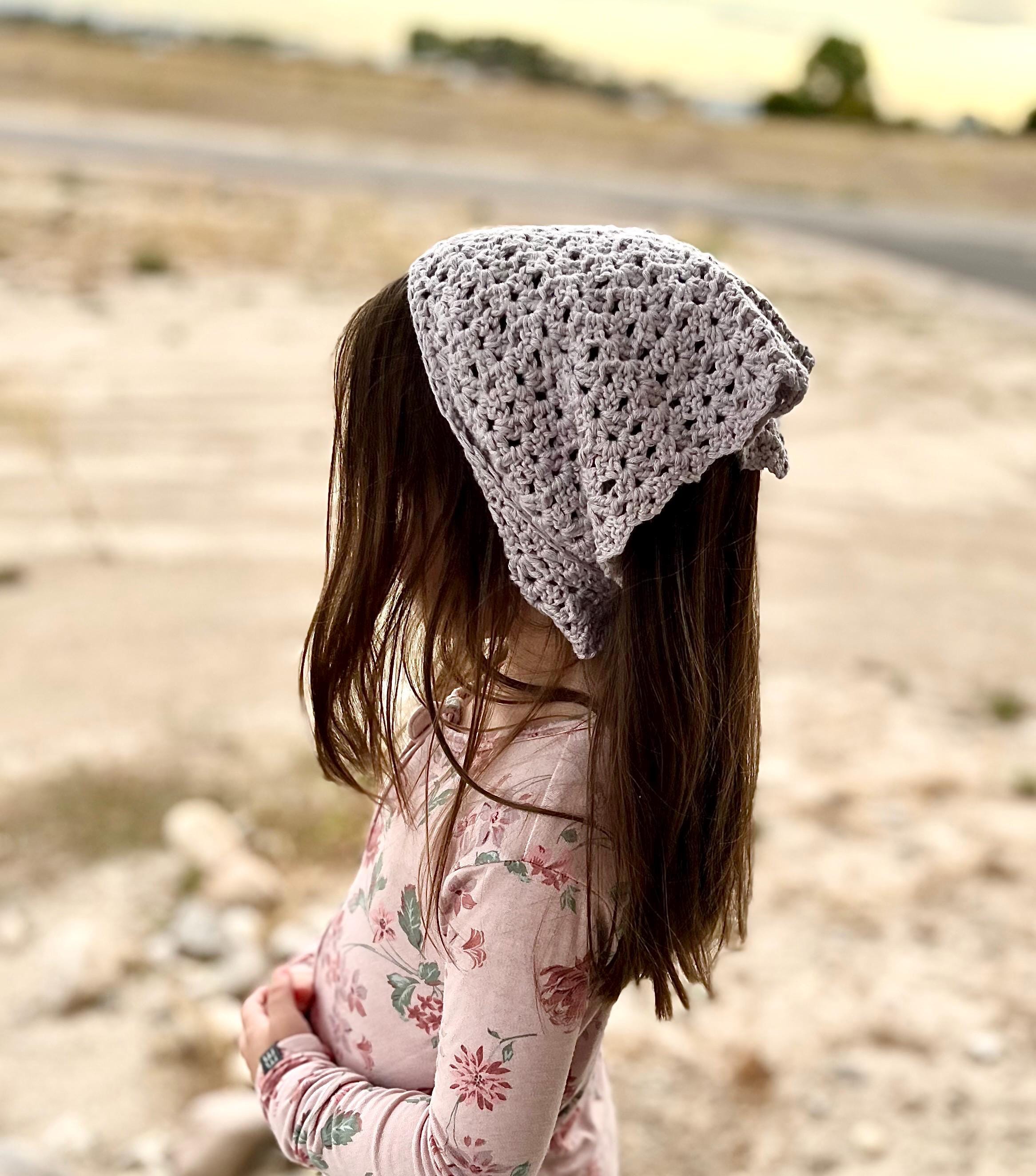 38 Head Scarf Crochet Patterns for Bandanas, Kerchiefs, and Stylish Wraps 34 Summer Vibes Bandana Crochet Bandana