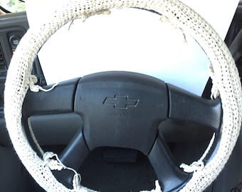 DIY Crochet Car Steering Wheel Cover Pattern - Easy Crochet Pattern for Car
