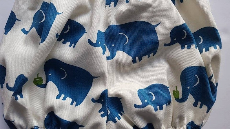 Shorts Diaper Cover Nappy Cover Toddler Blue Elephants /& Apples Bloomers Baby Pants