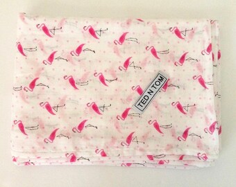 Flamingo Muslin Wrap / Swaddle