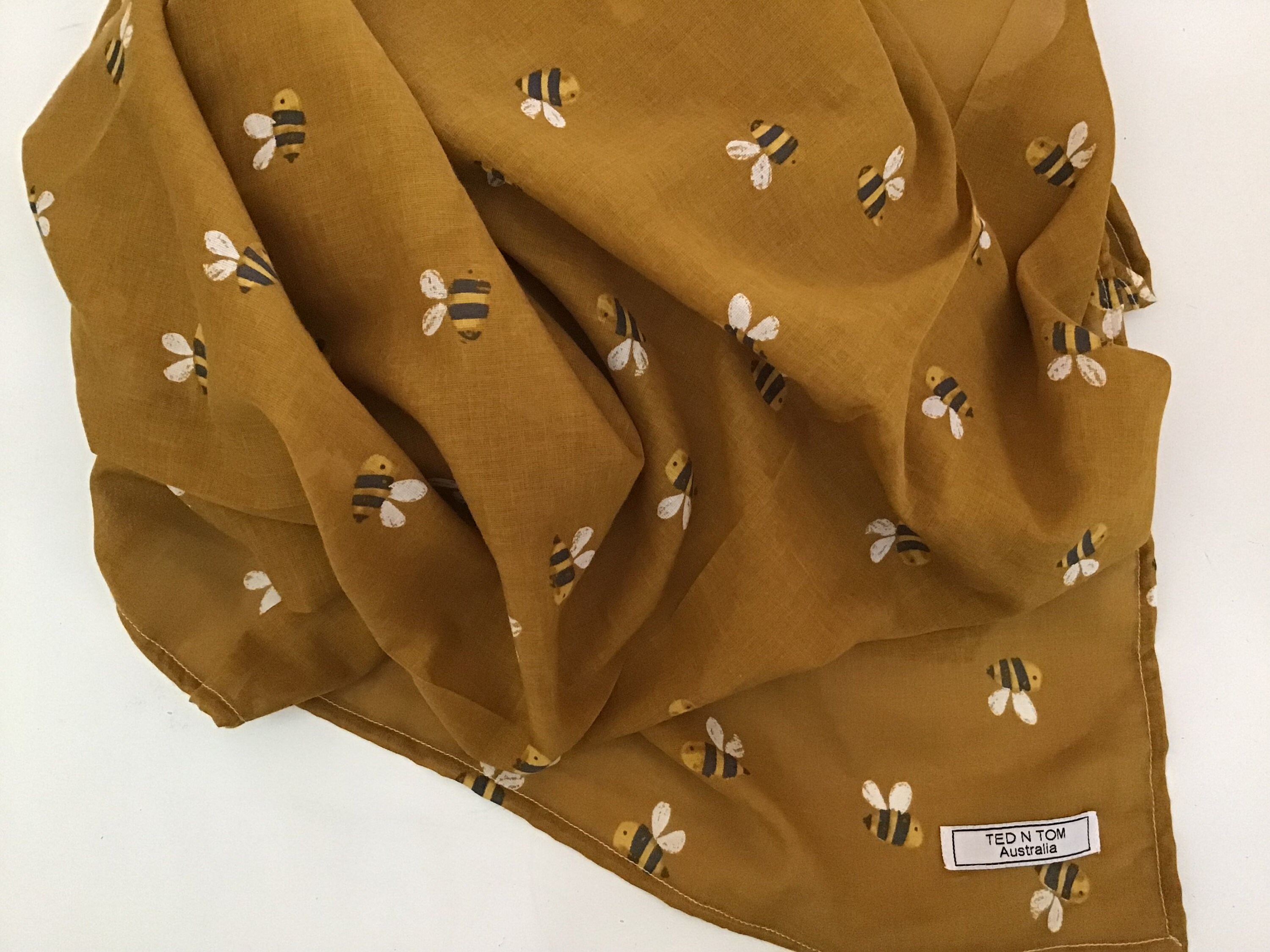 mustard muslin wrap