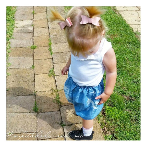 Tie-Dye Denim Baby Bloomers