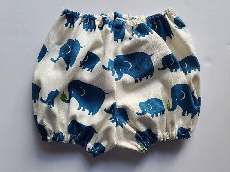 Shorts Diaper Cover Nappy Cover Toddler Blue Elephants /& Apples Bloomers Baby Pants