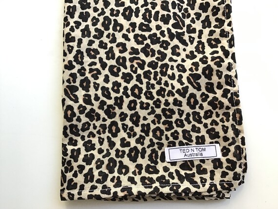 leopard muslin wrap