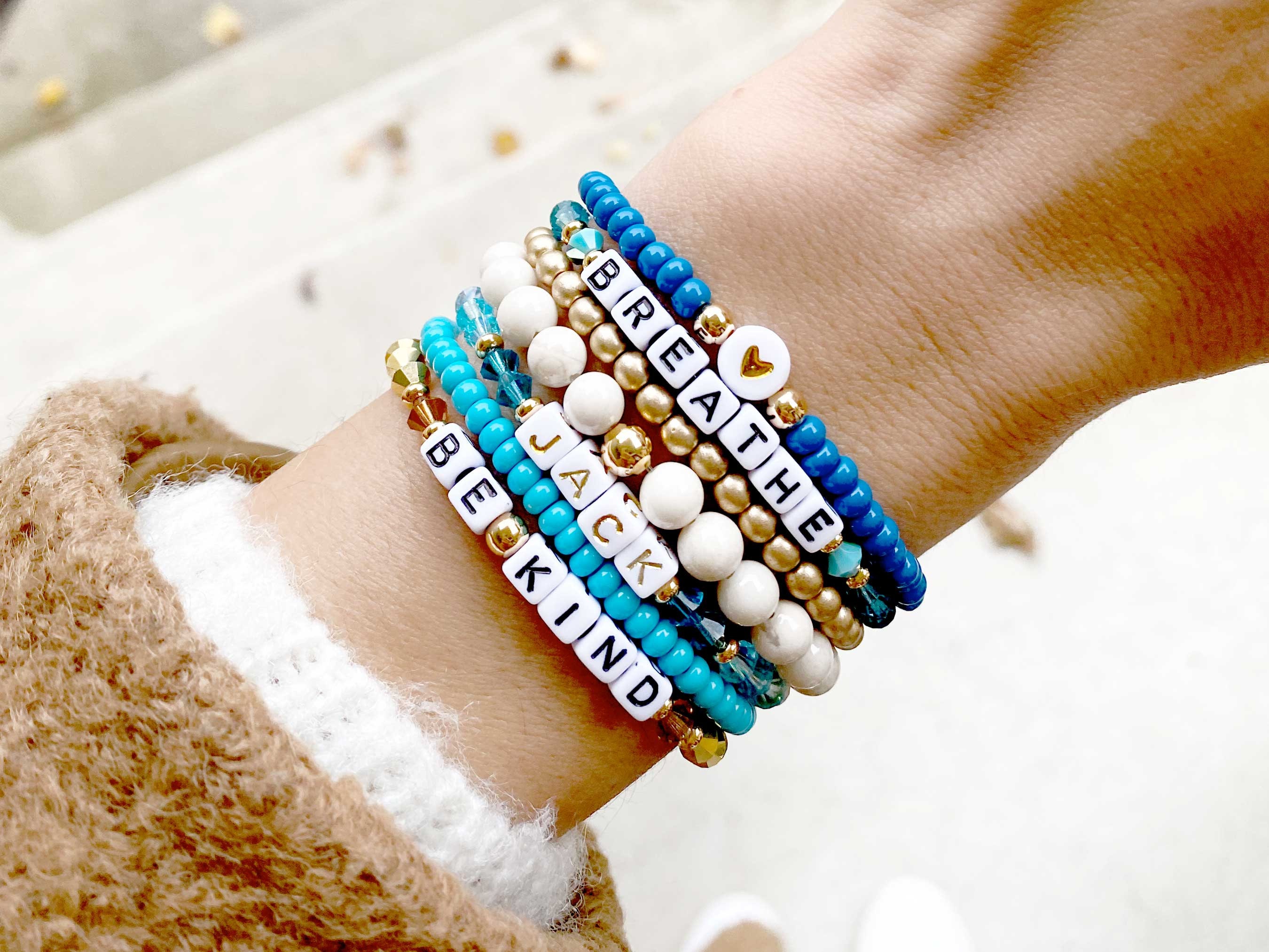 Just Say It: Custom Word Bracelets 5 for Large Word Bracelet