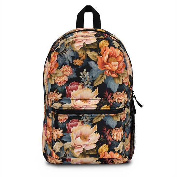 Floral Backpack - Etsy