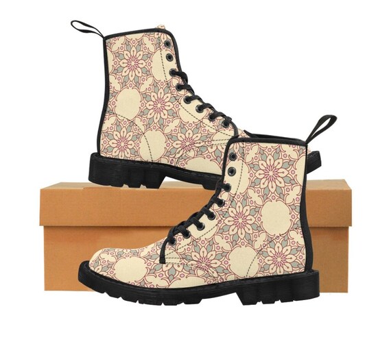 Fabric combat boots online