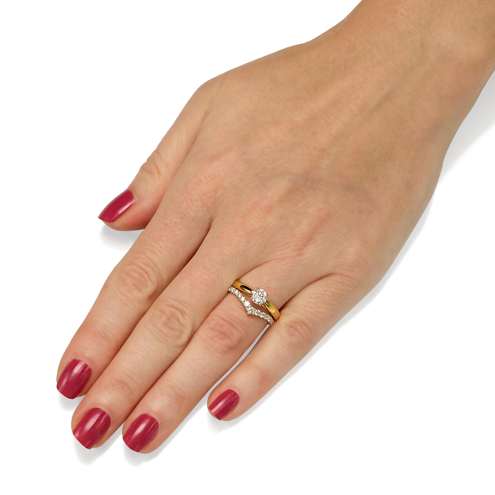 Chevron Diamond Ring Etsy Singapore