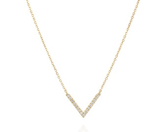 V diamanten ketting, overwinning gouden ketting