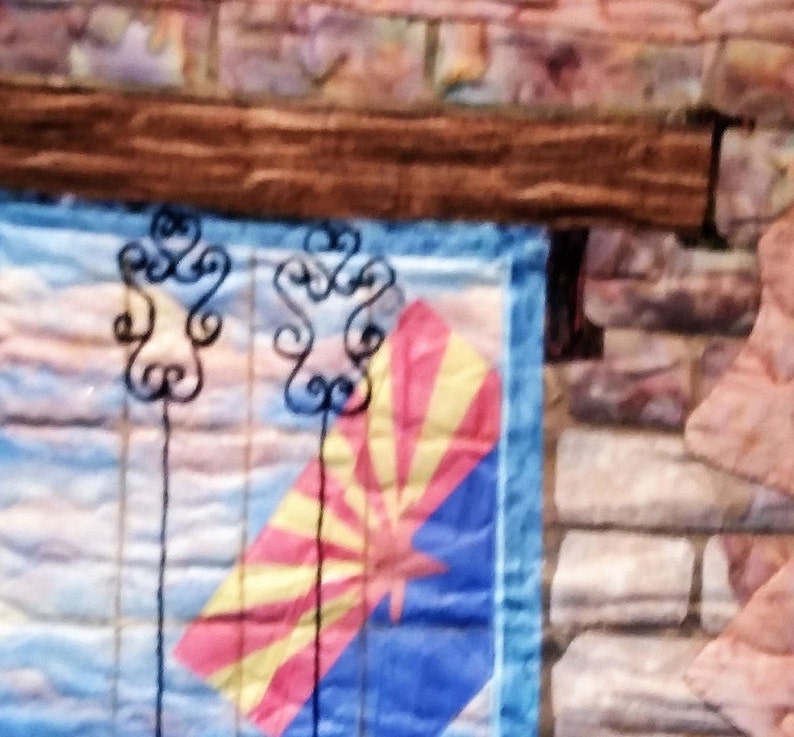 Arizona Wall Hanging within Adobe Walls Quilted Etsy