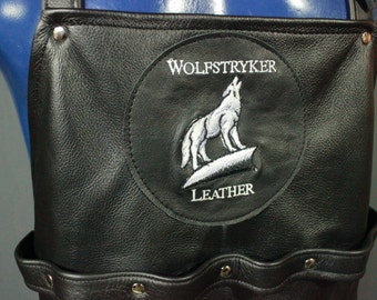 Our 100% Leather Aprons - Bootblacking, Barbequeing, Or just around the shop!