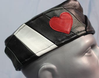 Leather Boy Pride Leather Garrison Cap V2