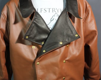 Sir Tom Matt's Collection - Our Biker Jacket in Steampunk Leathers