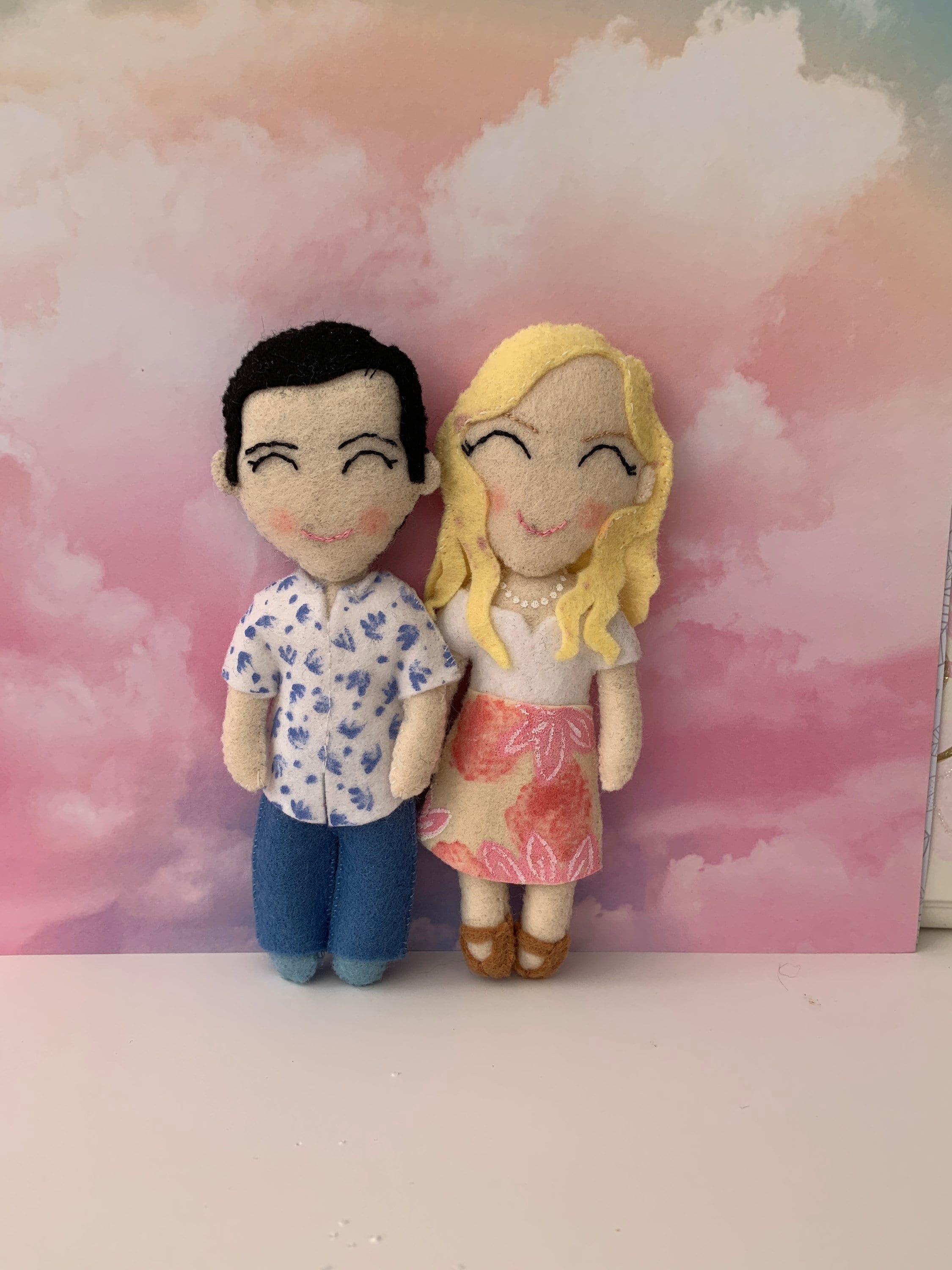 Custom Mini Me, Lookalike Selfie Doll, Custom Made Felt Art Doll - Etsy
