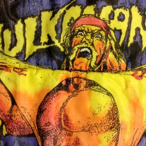 RESERVED For DAN Hulk Hogan Hulkamania WWF Sleeping Bag 1990