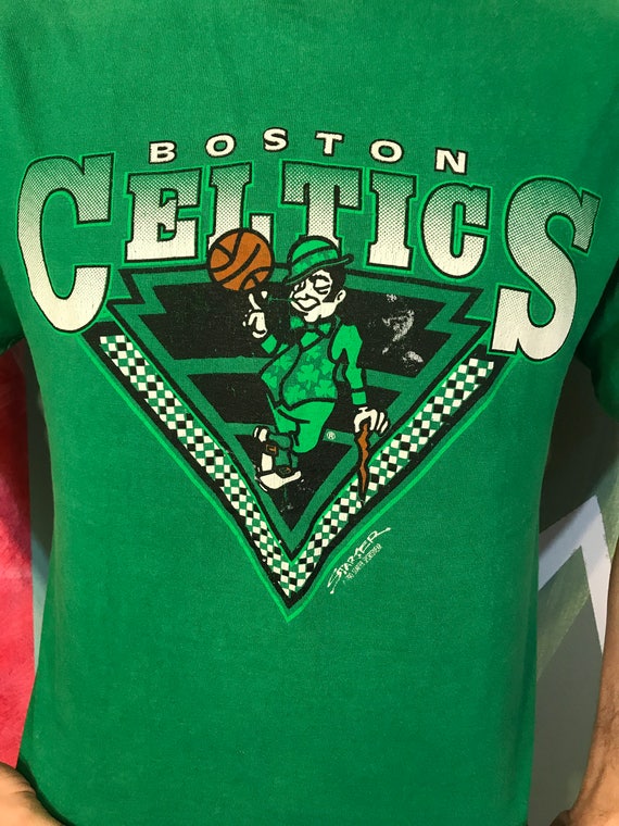 boston celtics basketball nba mascot sports team logo etsy etsy
