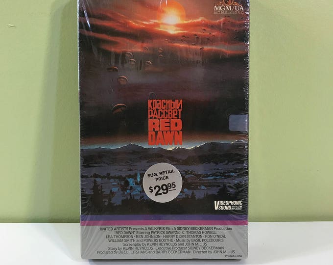 Red Dawn Patrick Swayze John Milius Russia USA Cold War VHS Etsy