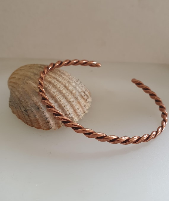 Bracciale Rame Puro 40 Grammi Terapia Bracciale In Rame Puro 40 Gr - Terapia Per Artrite E Dolore, Regolabile, Nuovo Con Etichette Bracciale Quantares - Foto 12