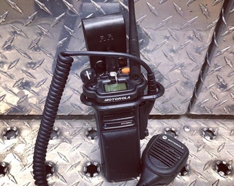 Motorola APX6000-7000-8000 “XE and HXE” Leather Radio Holster Keeper-please confirm your model