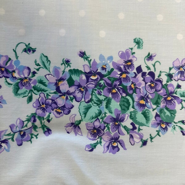 Daisy Kingdom Fabric Violets Etsy