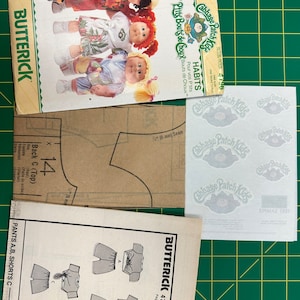 Vintage 1987 Butterick 4796 pattern. Cabbage Patch Kids Clothes image 3