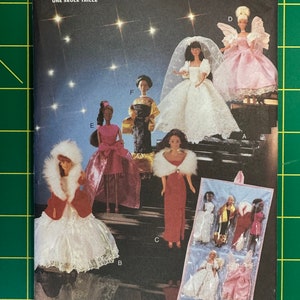 Vintage 1997 Butterick 5061 UNCUT 11 1/2 &quot;&quot;Mode-Puppenkleidung und Organizer-Muster&quot;&quot;