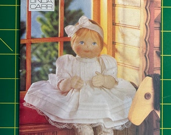 Vintage 1995, Vogue 9230 UNCUT 15” Doll and Doll Dress Pattern