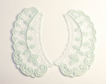 Doll Lace Collar #CR43 AQUA