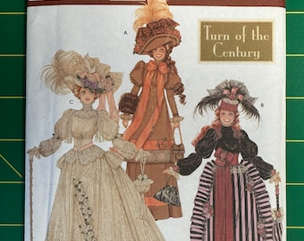 Vintage 2000 McCalls 9522 UNCUT 11 1/2” Fashion Doll Historical Clothes Pattern