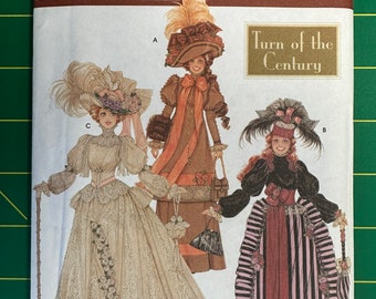 Vintage 2000 McCalls 9522 UNCUT 11 1/2” Fashion Doll Historical Clothes Pattern